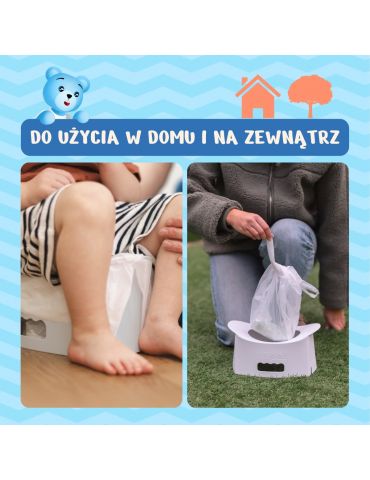 Potette EasyGo Nocnik turystyczny składany jasnoszary 15m+
