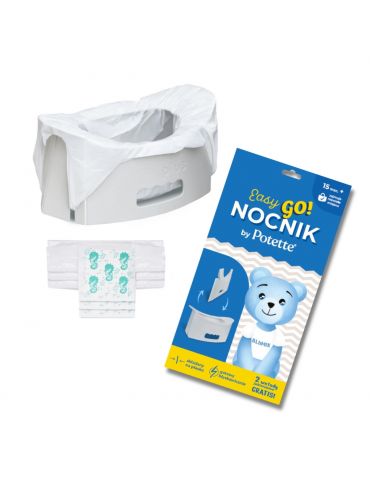 Potette EasyGo Nocnik turystyczny składany jasnoszary 15m+