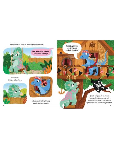 Książeczka Moje bajeczki. O dinozaurach Zielona Sowa