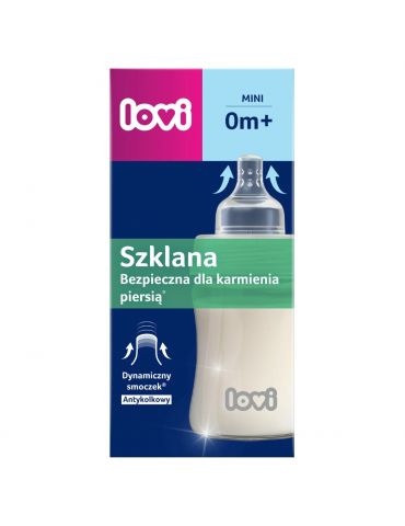Lovi Butelka szklana 120ml 0m+