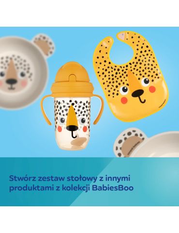 Canpol Babies Miseczka z uszami i przyssawką 400ml BabiesBoo kremowa