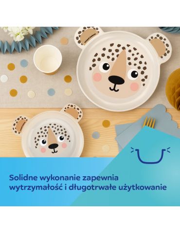 Canpol Babies Miseczka z uszami i przyssawką 400ml BabiesBoo kremowa