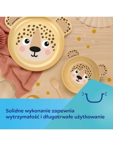 Canpol Babies Miseczka z uszami 400ml BabiesBoo żółta