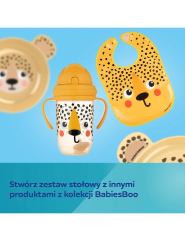 Canpol Babies Talerz z uszami 19cm BabiesBoo żółty
