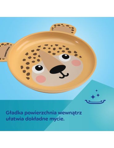 Canpol Babies Talerz z uszami 19cm BabiesBoo żółty