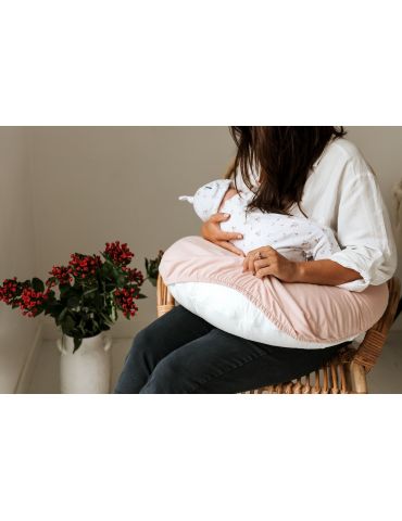 Puuki Poduszka do karmienia wodoodporna Hygienic Pudrowy