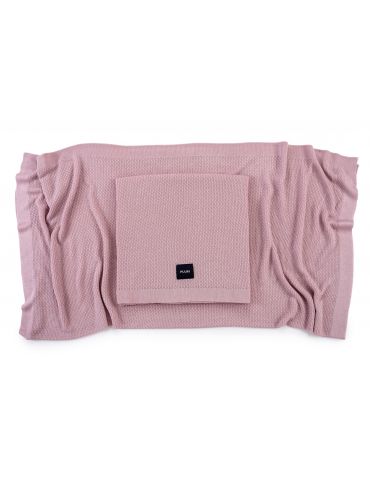 Puuki Kocyk lekki bambusowy mgiełka Vintage pink