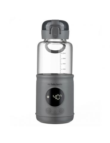 My Baby Bottle Pro Przenośny podgrzewacz do butelek, wody i mleka dla dzieci - szary