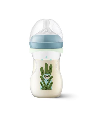 Avent Philips Butelka Natural Response 260ml Nighttime plus smoczek uspokajający