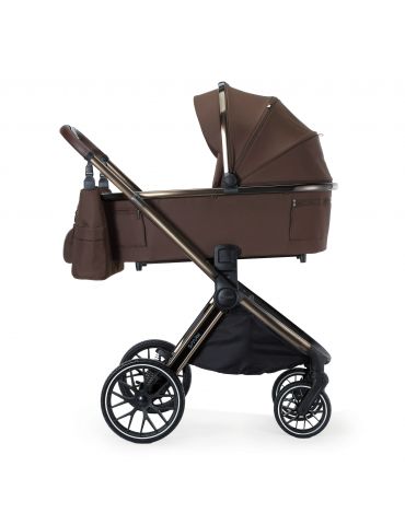 Adamex Spark Wózek głęboko-spacerowy Chocolate brown + adaptery do fotelika