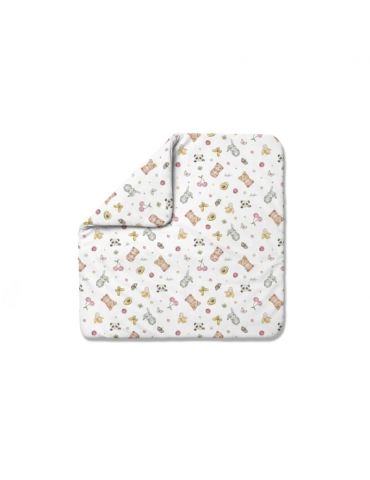 Waldin Kołdra bambusowa dziecięca + wstęga do rożka 75x75 Candy cute