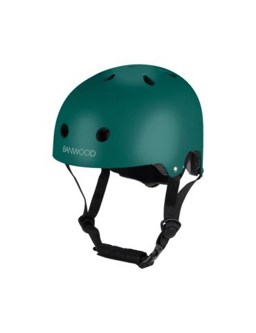 Banwood Kask dziecięcy rowerowy Ciemny zielony
