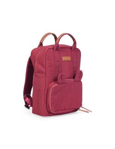 Childhome Plecak dziecięcy Mini Club signature urban burgund
