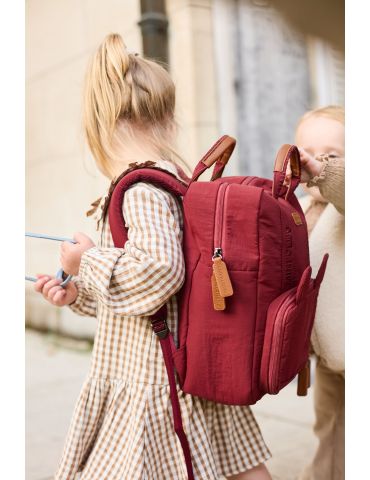 Childhome Plecak dziecięcy Mini Club signature urban burgund
