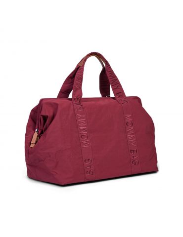 Childhome Torba Mommy Bag Signature Urban burgundy