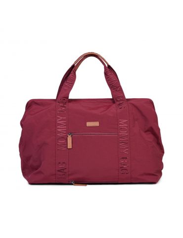 Childhome Torba Mommy Bag Signature Urban burgundy