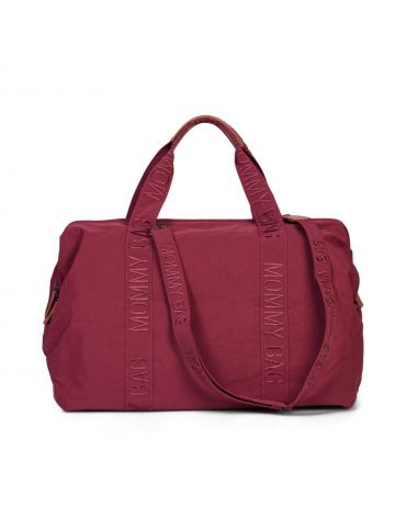 Childhome Torba Mommy Bag Signature Urban burgundy