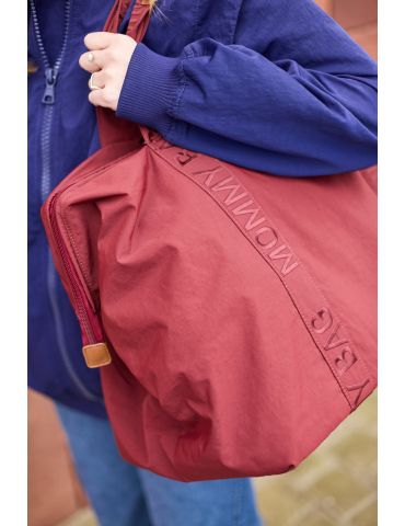 Childhome Torba Mommy Bag Signature Urban burgundy