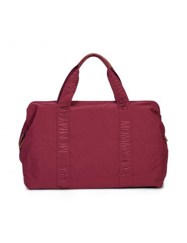 Childhome Torba Mommy Bag Signature Urban burgundy