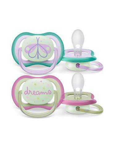 Avent Philips Smoczek uspokajający Ultra Air Night 0-6m Dreams