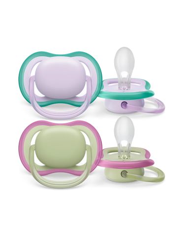 Avent Philips Smoczek uspokajający Ultra Air 0-6m Fiolet