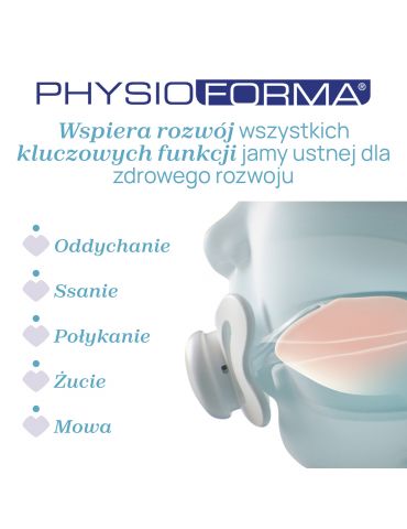 Chicco Smoczek uspokajający silikonowy PhysioForma Micro 0-2m niebieski 2 szt.