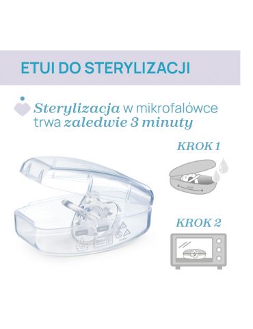 Chicco Smoczek uspokajający silikonowy PhysioForma Micro 0-2m niebieski 2 szt.