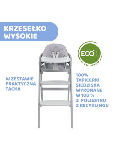 Chicco Krzesełko do karmienia Crescendo up Pearl copper re_lux