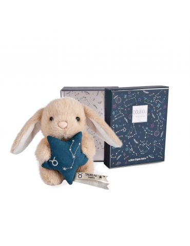 DOUDOU Pluszowy królik ze znakiem zodiaku 12 cm byk