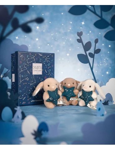 DOUDOU Pluszowy królik ze znakiem zodiaku 12 cm byk