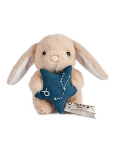 DOUDOU Pluszowy królik ze znakiem zodiaku 12 cm byk
