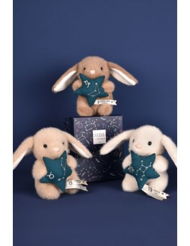 DOUDOU Pluszowy królik ze znakiem zodiaku 12 cm panna