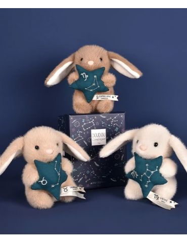 DOUDOU Pluszowy królik ze znakiem zodiaku 12 cm skorpion
