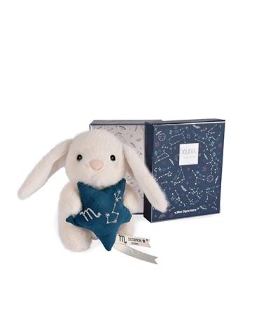 DOUDOU Pluszowy królik ze znakiem zodiaku 12 cm skorpion