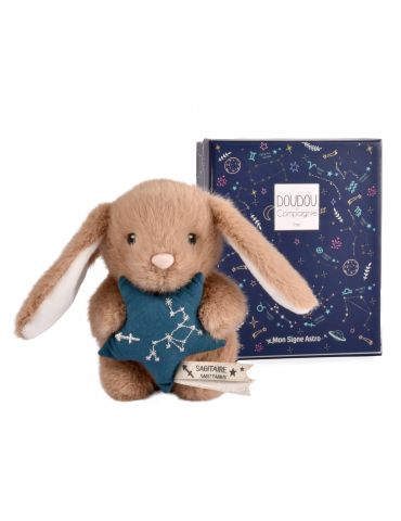 DOUDOU Pluszowy królik ze znakiem zodiaku 12 cm strzelec