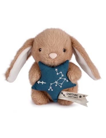 DOUDOU Pluszowy królik ze znakiem zodiaku 12 cm strzelec