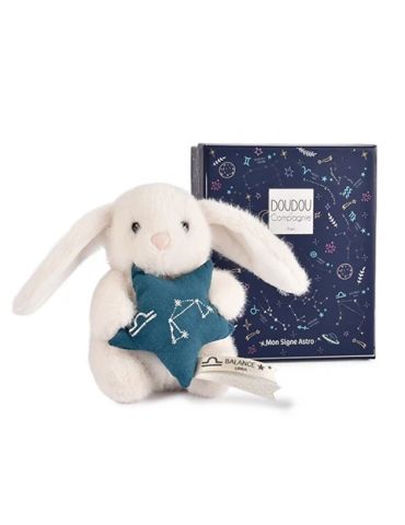 DOUDOU Pluszowy królik ze znakiem zodiaku 12 cm waga