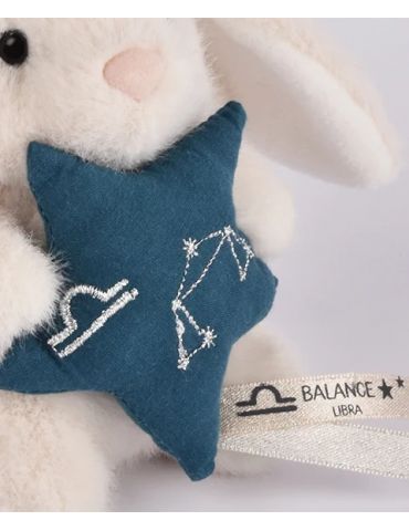 DOUDOU Pluszowy królik ze znakiem zodiaku 12 cm waga