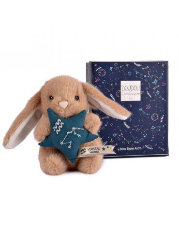 DOUDOU Pluszowy królik ze znakiem zodiaku 12 cm wodnik