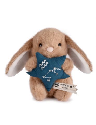 DOUDOU Pluszowy królik ze znakiem zodiaku 12 cm wodnik