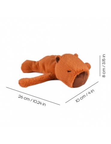 DOUDOU Pluszowa bransoletka slap Kapibara Podcoll Histoire d'Ours 25 cm