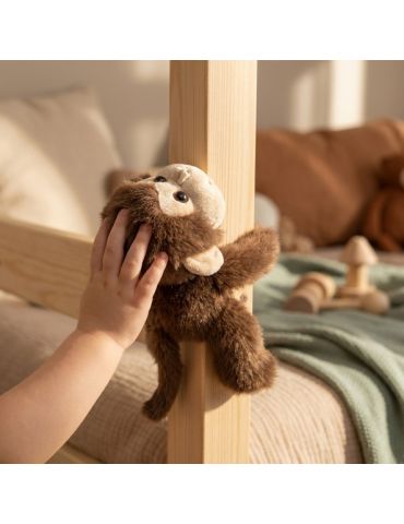 DOUDOU Pluszowa bransoletka slap Małpka Podcoll Histoire d'Ours 25 cm