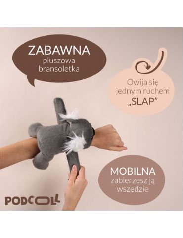 DOUDOU Pluszowa bransoletka slap Koala Podcoll Histoire d'Ours 25 cm