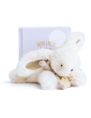 DOUDOU Pluszowy królik Bonbon Doudou et Compagnie 16 cm szary