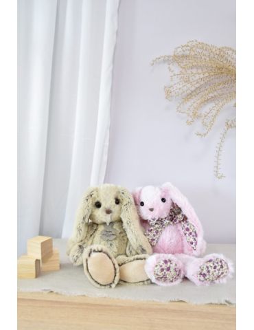 DOUDOU Pluszowy królik Histoire d'Ours 25 cm beżowy