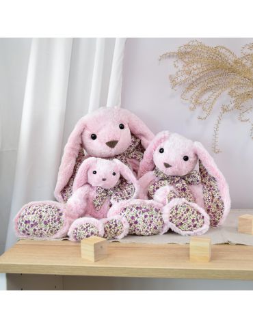 DOUDOU Pluszowy królik Histoire d'Ours 25 cm różowy
