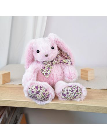 DOUDOU Pluszowy królik Histoire d'Ours 25 cm różowy