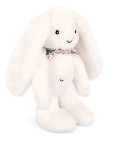 DOUDOU Pluszowy królik Lapin Fleurette Doudou et Compagnie 35 cm biały