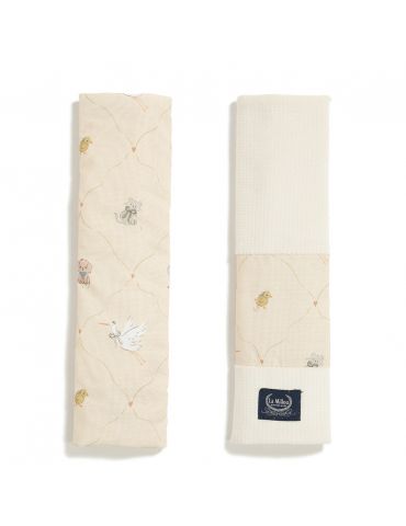 La Millou Ochraniacze na pasy bawełna velvet ( BEBE MIGNON VANILLA )