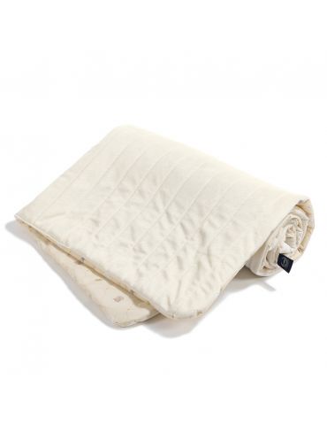 La Millou Ciepły koc bawełniany velvet L 110x140 ( BEBE MIGNON VANILLA )